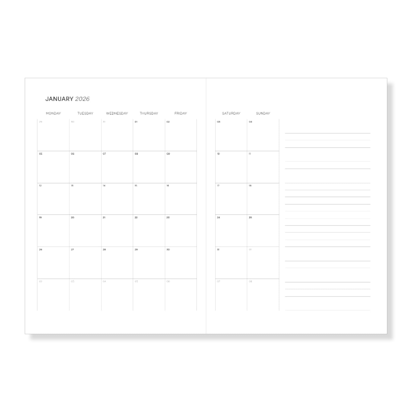 2026 DIARY A5 - Iconic Red (Pre-order)