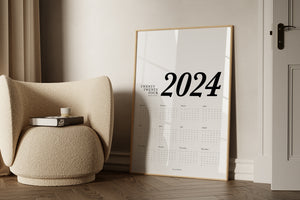 Mr Wordsmith 2024 Wall Calendar